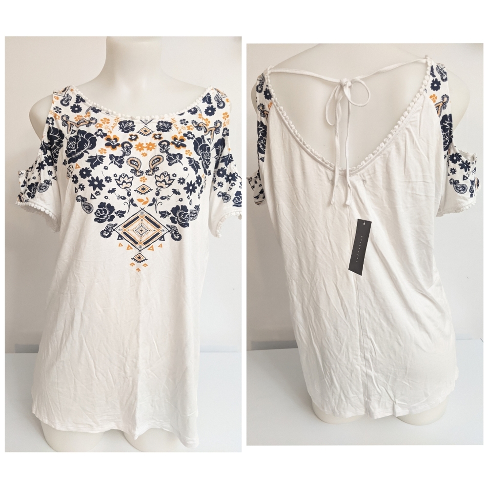 💎 Suzy Shier Summer Tribal Top, Size M